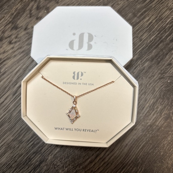 bp Jewelry - RBP7682 Can't Fight The Feeling  Rose Gold Plating Necklace